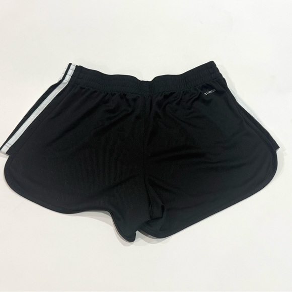 Adidas Women’s Black 3 Stripe Running Gym Shorts Size S - Picture 4 of 7